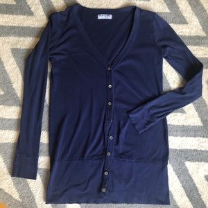 Michael Stars Navy Comfy Cardigan